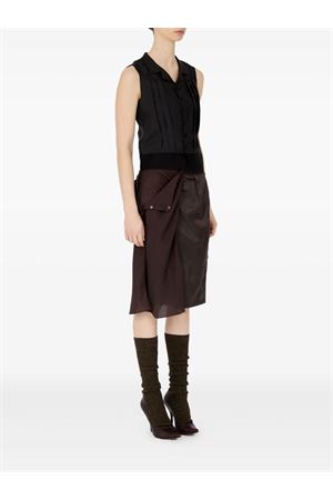 Canotta plissettata nero MAISON MARGIELA | S51NC0628M35534900